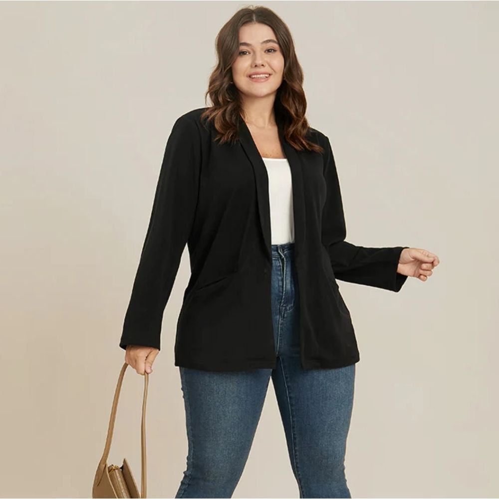 NWT Bloomchic waterfall front blazer 22